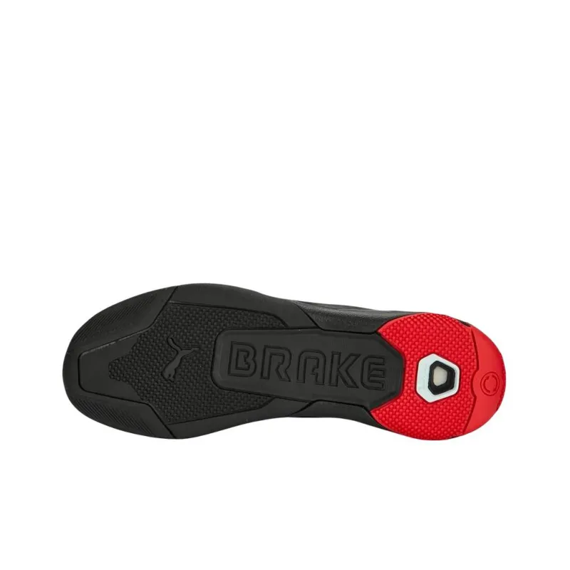 PUMA Ferrari Kart Cat Rl Nitro Anti-Slip Wear-Resistant Low-Top Training Shoes Men's Black White Red-4