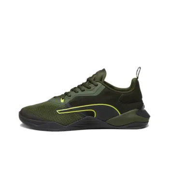 PUMA Fuse 2.0 Cushioning Anti Slip And Wear Resistant Low Top Training Shoes Men's Black Green