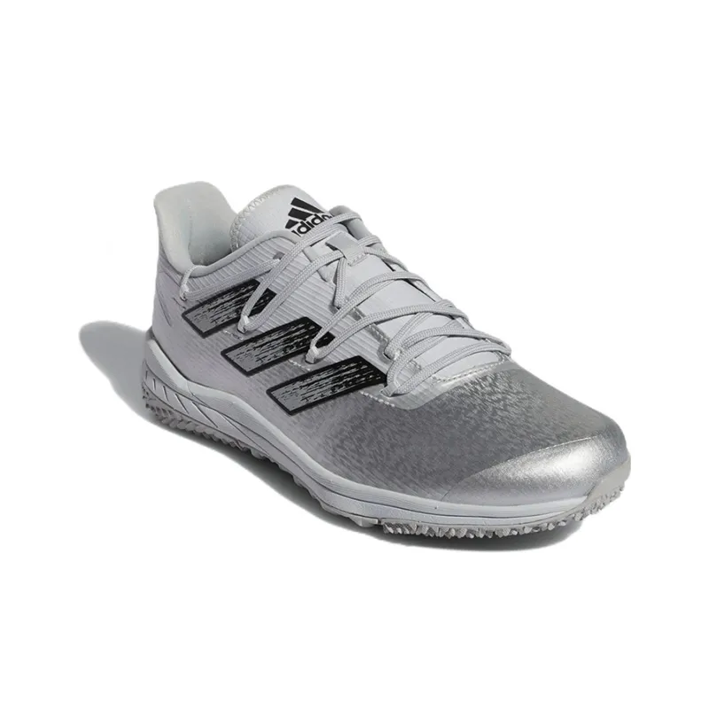 Adidas Afterburner 8 8 Turf Wear-Resistant Low-Top Training Shoes Men's Silver-2