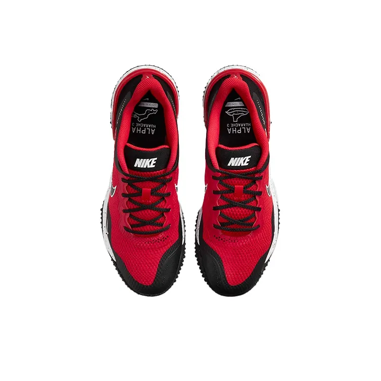 Nike Alpha Huarache Elite 3 Turf 'University Red'-3