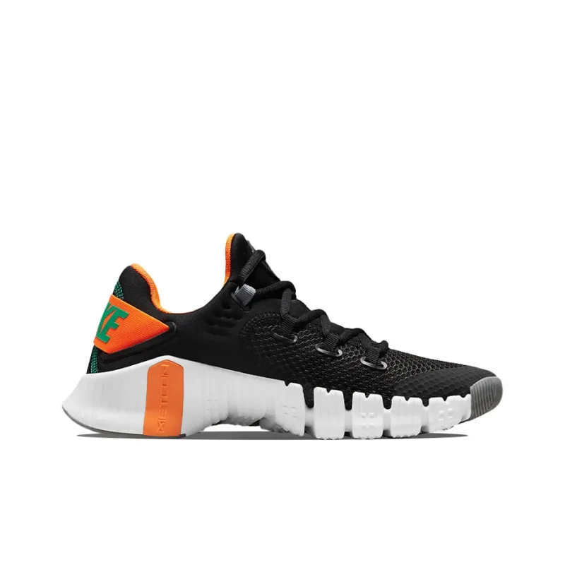 Nike Free Metcon 4 'Black Total Orange Emerald'-1