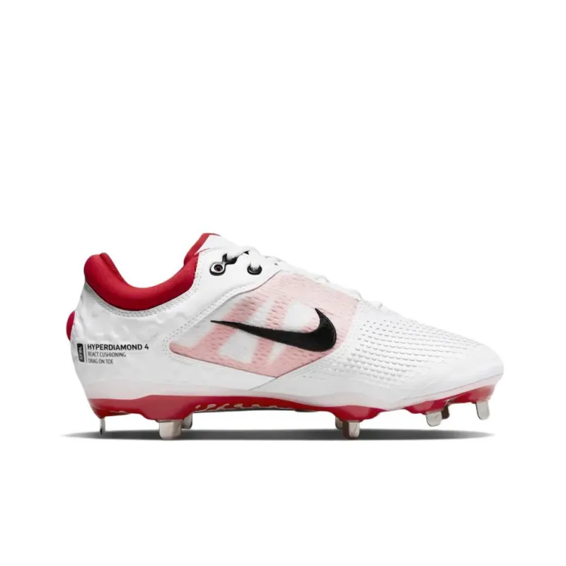 Nike Hyperdiamond 4 Elite 'White University Red' Women's-1