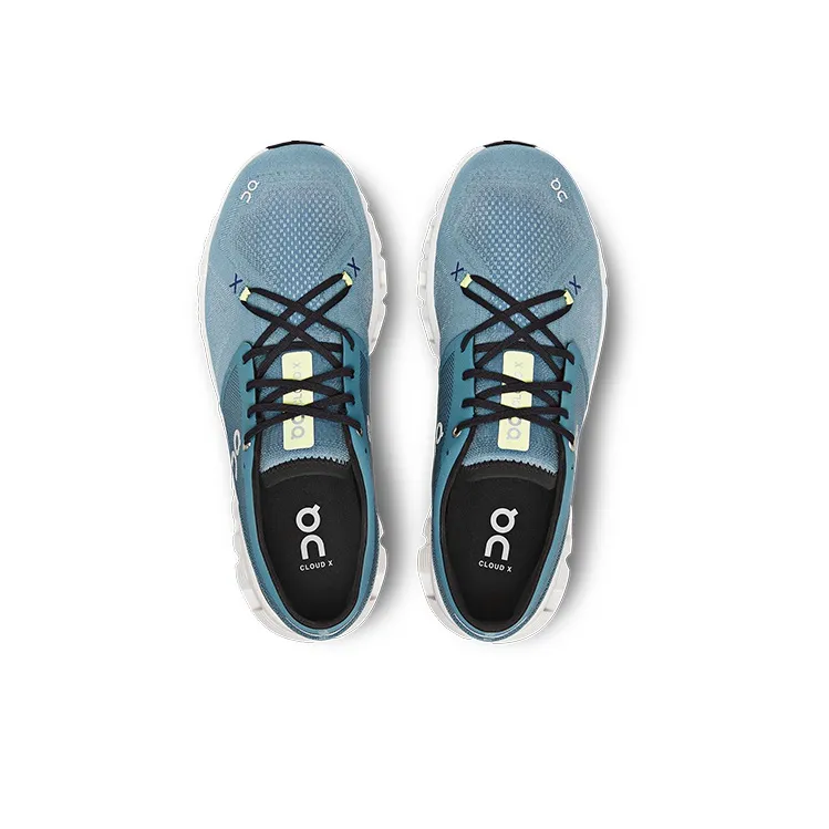 On Running Cloud X 3 Pewter White-3
