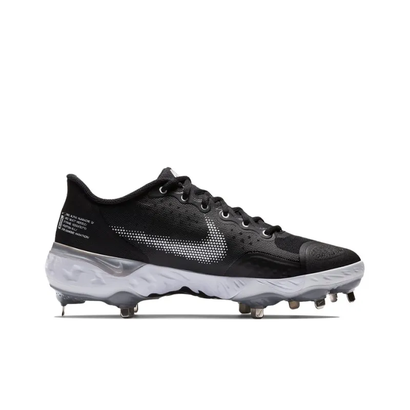 Nike Alpha Huarache Elite 3 Low 'Black White'-1