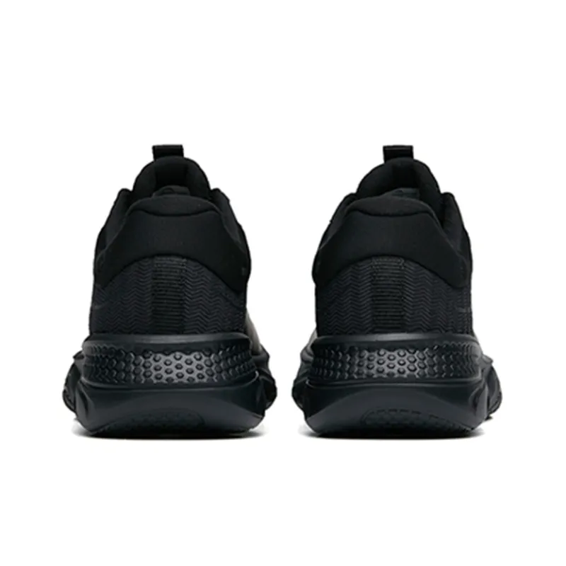 Anta Variety Training Collection Cushioning Lightweight Low Top Training Shoes Men's Black-4