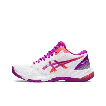 Asics Gel Netburner Ballistic MT FF 3 Low Top Training Shoes Women's White Purple