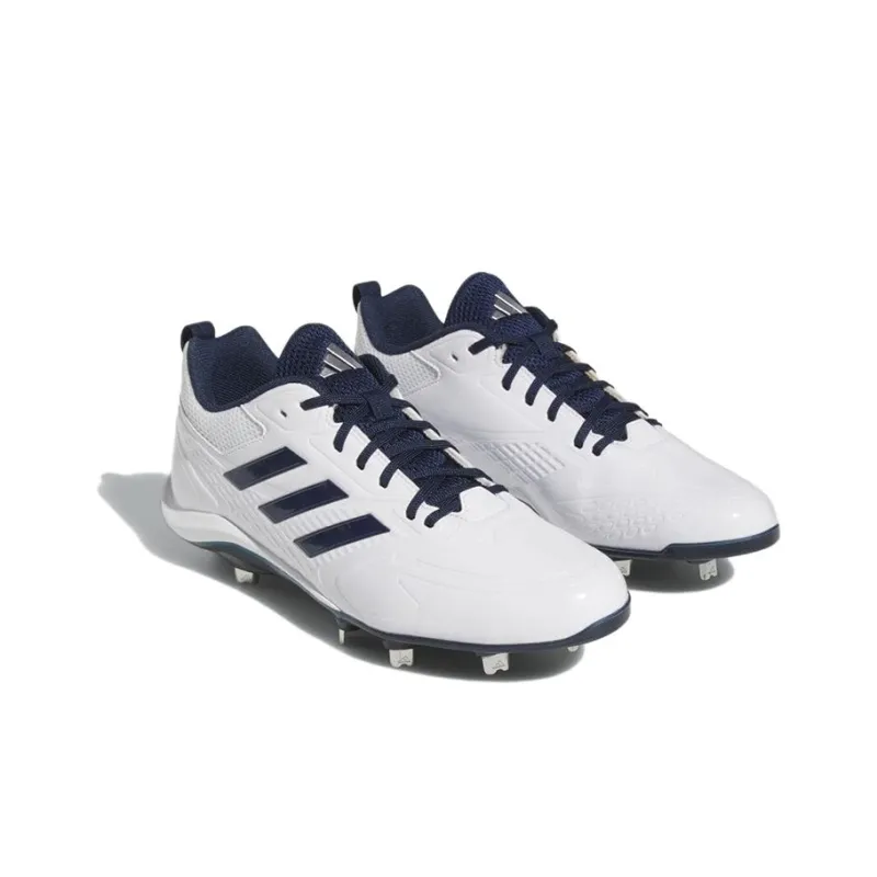 Adidas Stabile 5 Low Cleats 'White Navy Blue'-2