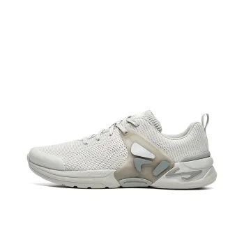 FILA Mind 5 Cushioning Anti Slip And Wear Resistant Low Top Training Shoes Men's White Gray
