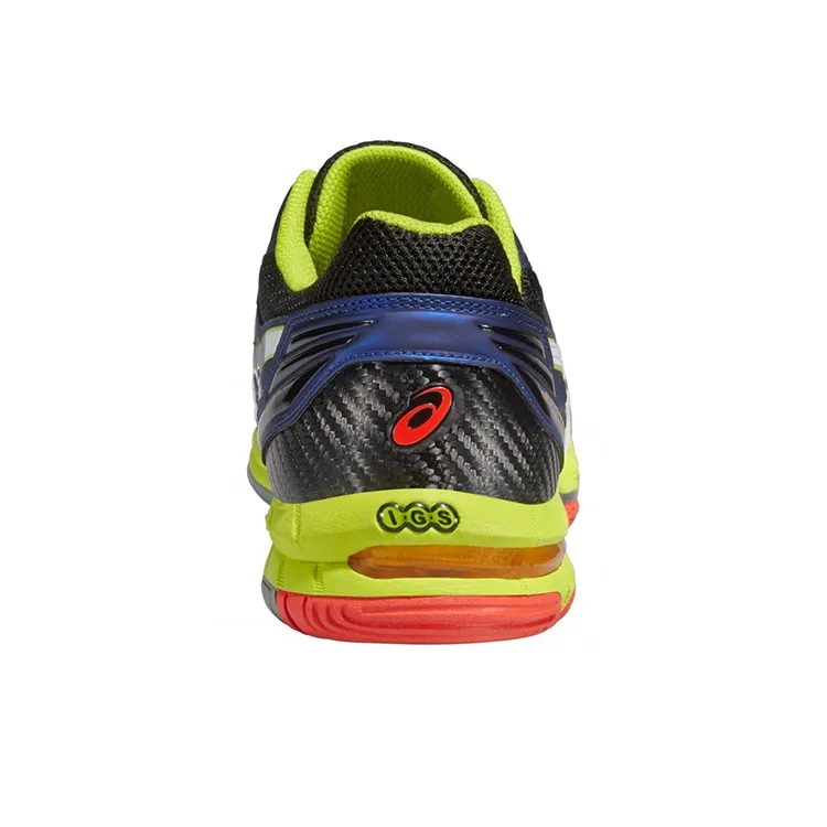 Asics Gel-Volley Elite 3 Wear-Resistant Low-Top Training Shoes Men's Blue Black-3