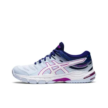 Asics Gel Beyond 6 Anti Slip Wear Resistant Low Top Volleyball Shoes Women's Blue White