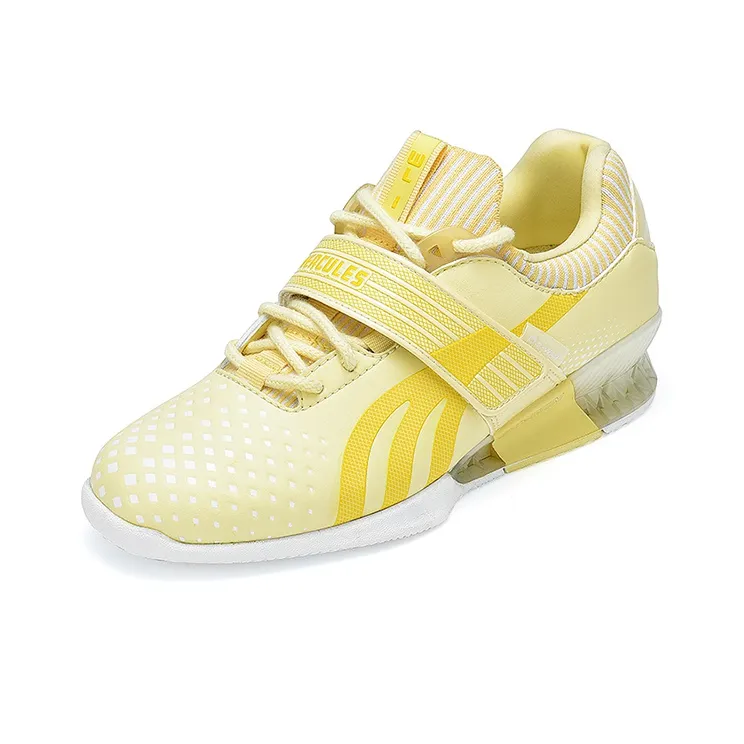 DO WIN Coverage, Support, Balance, Slip Resistant Low Top Training Shoes Unisex Milk Yellow-2