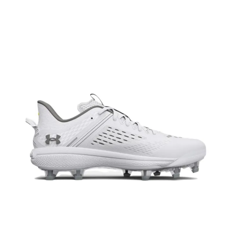 Under Armour Yard Low Mt Tpu Baseball Cleats 'White'-1