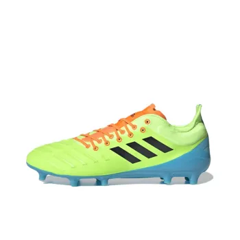 Adidas Predator XP Firm Ground Boots Cushioned Wear-Resistant Lightweight Low-Top Training Shoes Men's Neon Yellow
