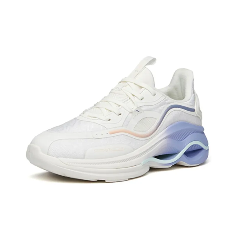 Anta Variety Training Collection Lightweight Low Top Training Shoes Women's Ivory White-2