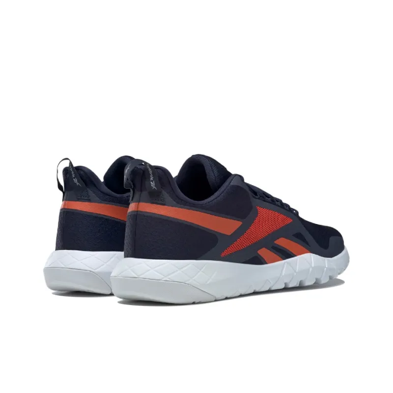Reebok Flexagon Force 3 Anti-Slip And Wear-Resistant Breathable Low-Top Training Shoes Men's Marine Blue Red-3