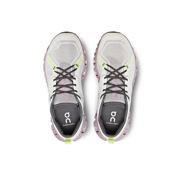 On Cloud X 3 Shift Cushioning, Slip Resistant, And Abrasion Resistant Low Top Training Shoes Women's White Blue-3
