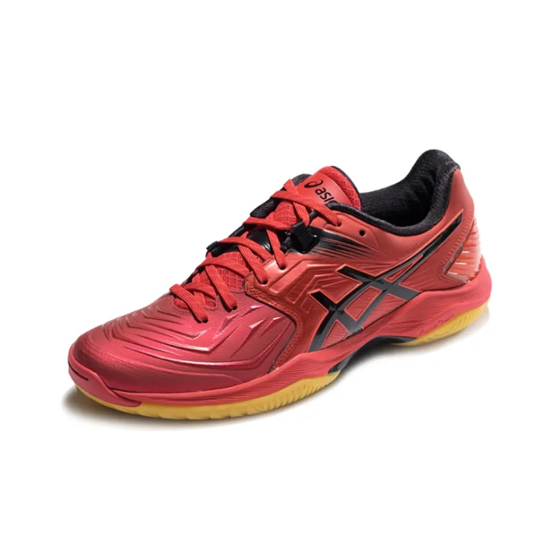 Asics Blast FF Abrasion Resistant Low Top Training Shoes Men's Red Black-2