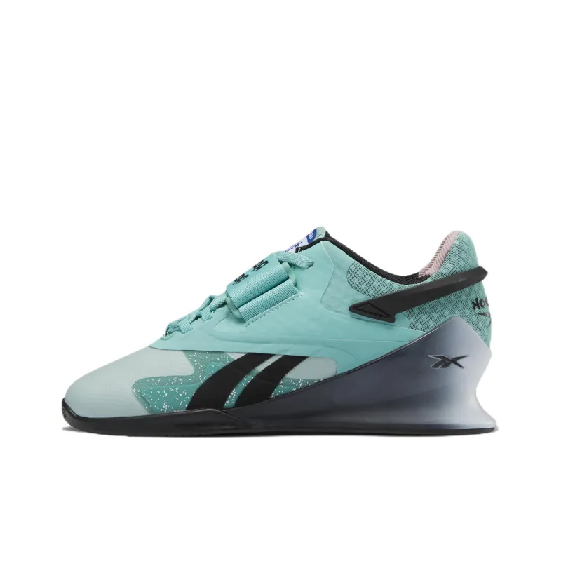 Reebok Legacy Lifter 2 Anti-Slip Wear-Resistant Low-Top Training Shoes Women's Blue Black-0