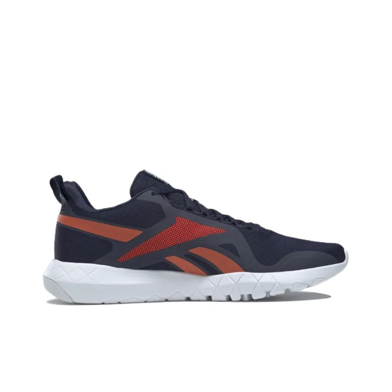 Reebok Flexagon Force 3 Anti-Slip And Wear-Resistant Breathable Low-Top Training Shoes Men's Marine Blue Red-1