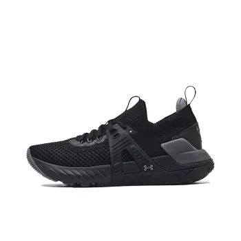 Under Armour Project Rock 4 'Black Pitch Grey' Women's
