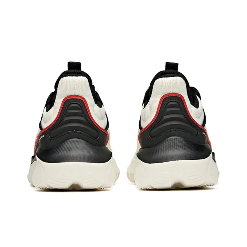Anta Variety Training Collection Wear Resistant Low Top Training Shoes Men's White Black-2