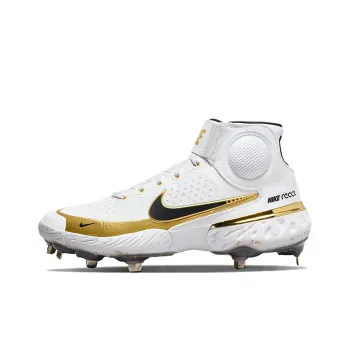 Nike Alpha Huarache Elite 3 Mid 'White Metallic Gold'