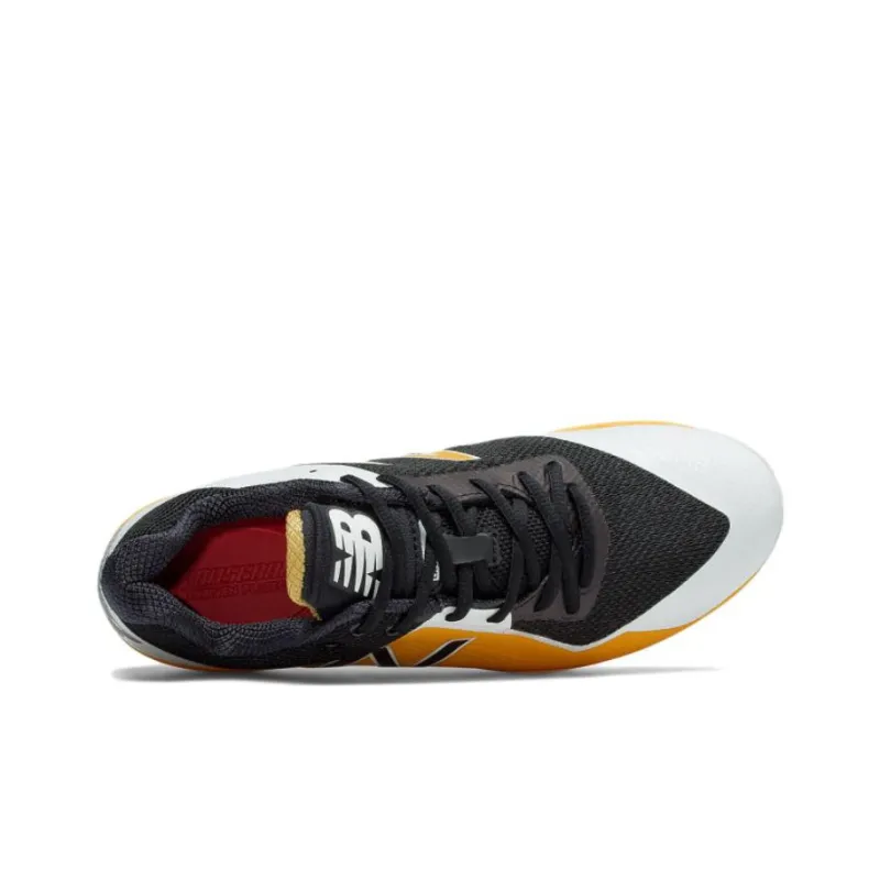 New Balance 4040 V4 Training Shoes Men Low-Top Black/White/Yellow-2