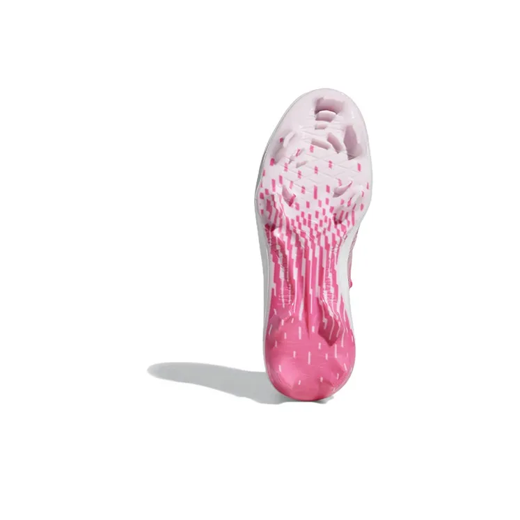 Adidas Adizero NWV TPU Wear Resistant Slip Resistant Mid Top Baseball Shoes Pink-5