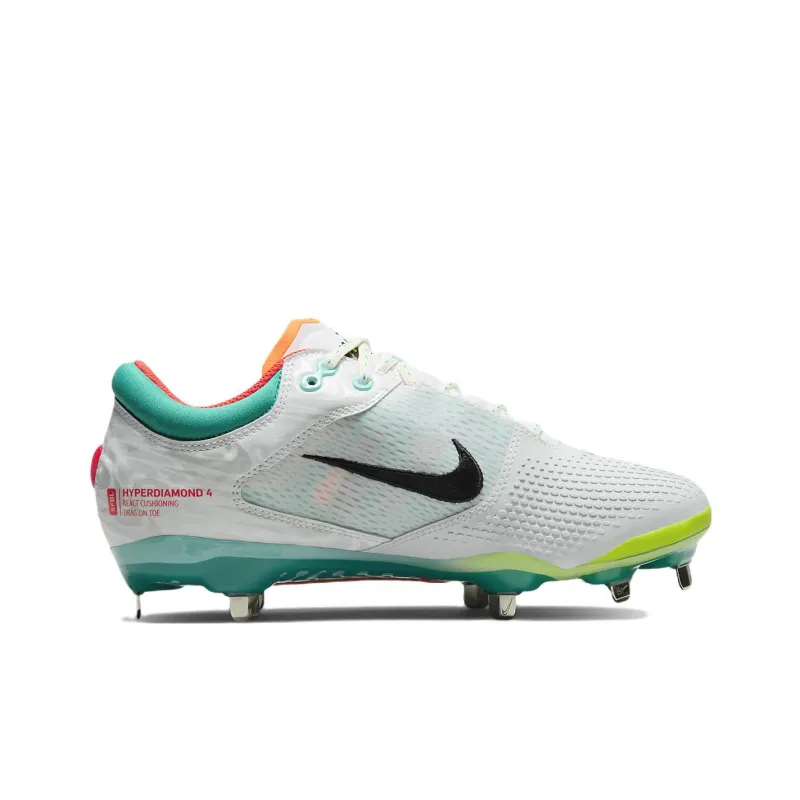 Nike Hyperdiamond 4 Elite 'White Turbo Green' Women's-1