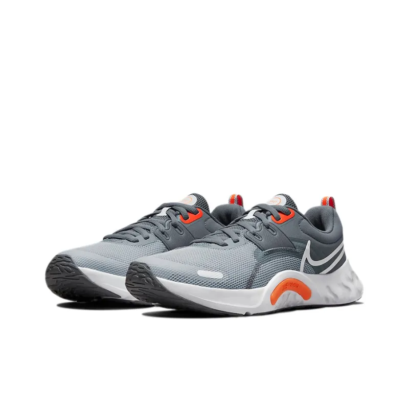 Nike Renew Retaliation Tr 3 'Wolf Grey Total Orange'-2