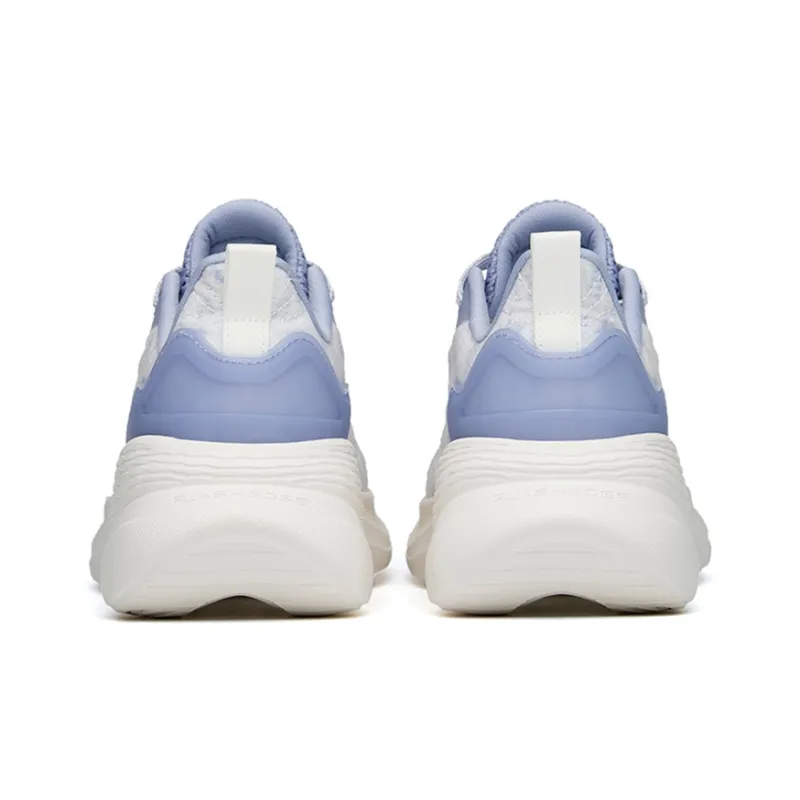 ANTA Training Shoes Women's Low Top Ivory White/Willow Purple-3