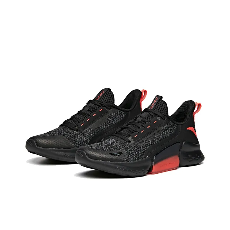 ANTA Variety Training Collection Training Shoes Men Low Top Black/Red-1