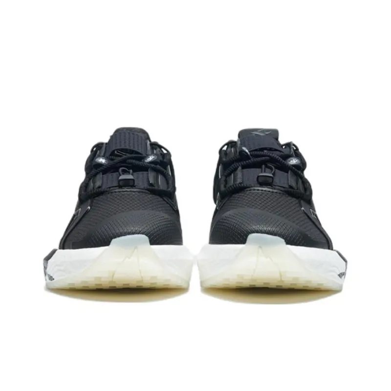 XTEP Shaolin Collection Anti Slip And Wear Resistant Breathable Low Top Training Shoes Men's Black-1