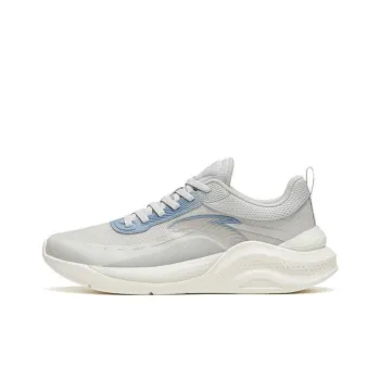 Anta Wear Resistant Slip Resistant Low Top Training Shoes Men's Gray Blue