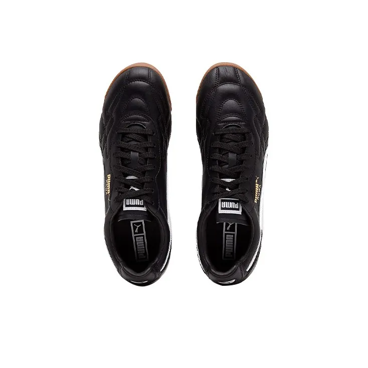 PUMA Roma Anniversario Anniversario Anti-Slip And Wear-Resistant Lightweight Low-Top Training Shoes Men's Black White-3
