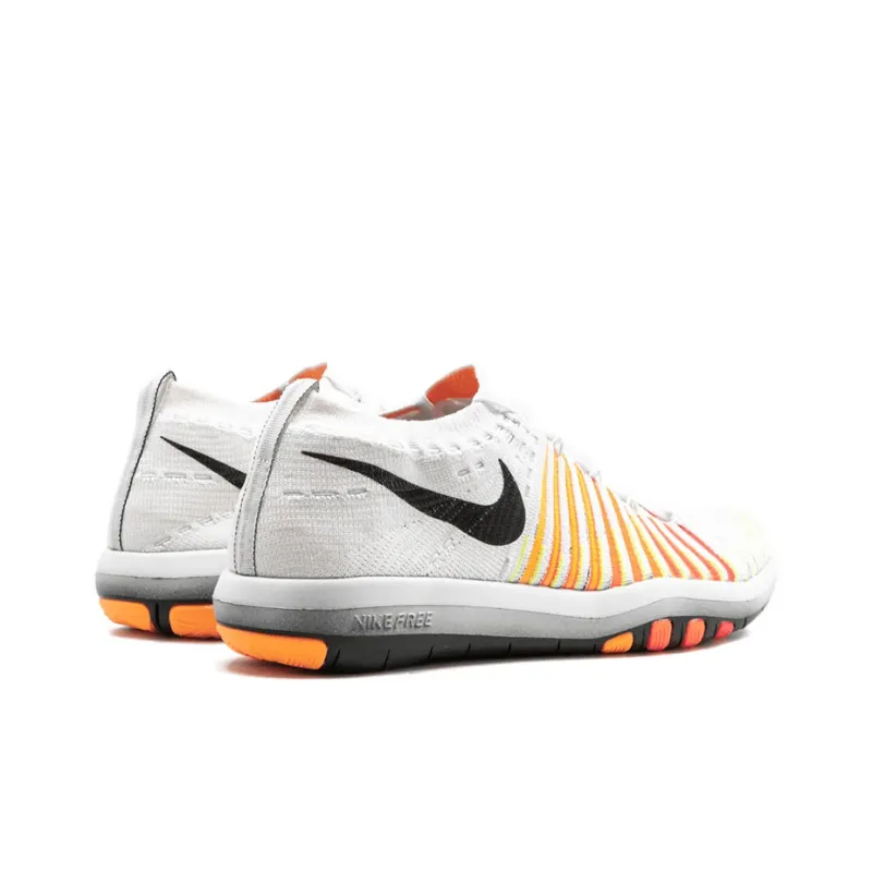 Nike Free Transform Training Shoes Women's Mid-Top White/Orange-2
