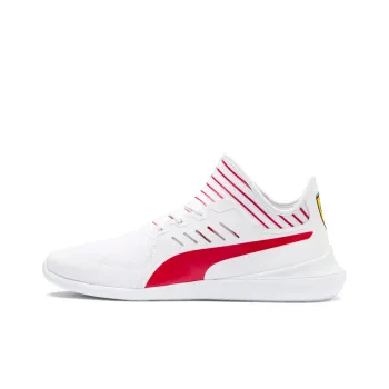 PUMA Ferrari Evo Cat Mace Low Top Running Shoes White/Red