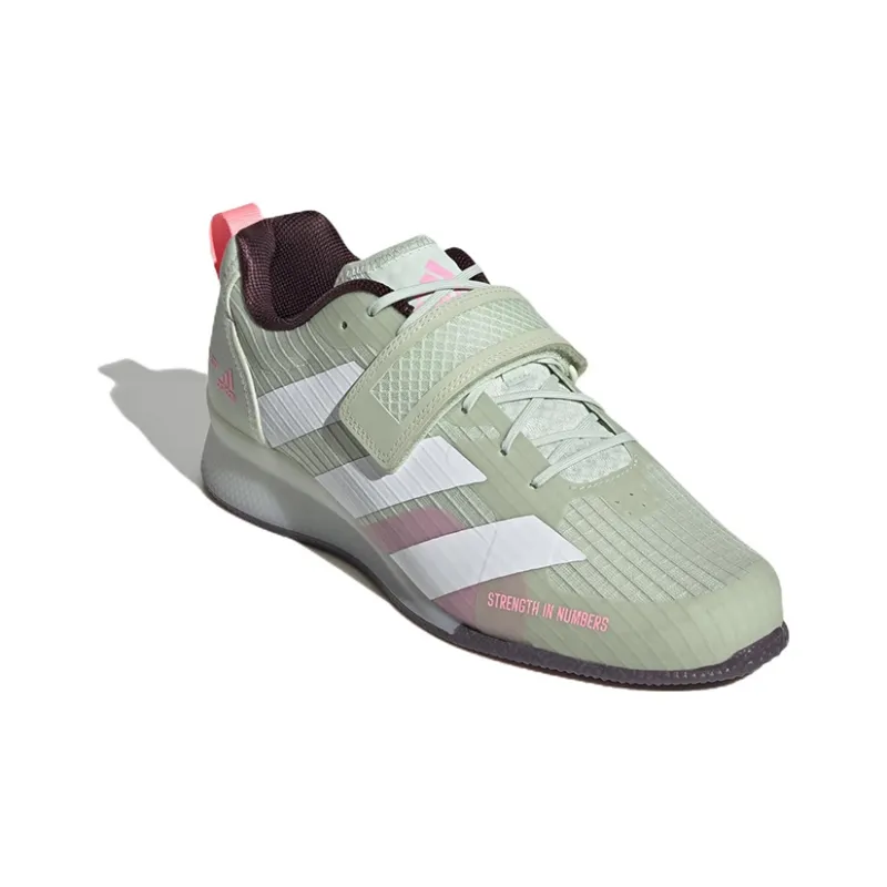 Adidas Adipower 3 Linen Green Cloud White Beam Pink-2