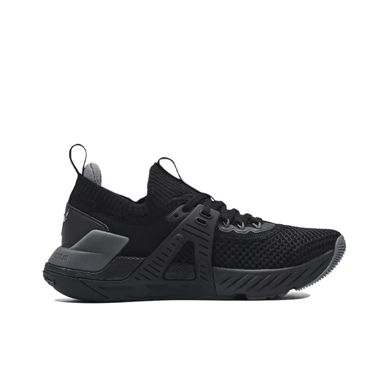 Under Armour Project Rock 4 'Black Pitch Grey' Women's-1