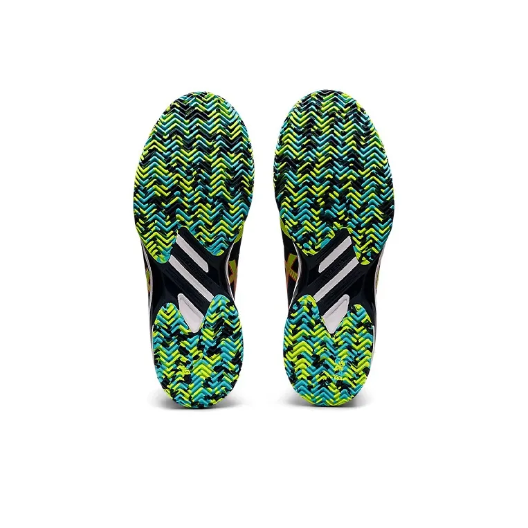 Asics Gel-Contend 6 Padel Lima FF Cushioning Anti-Slip And Wear-Resistant Low-Top Training Shoes Men's Blue Green-5