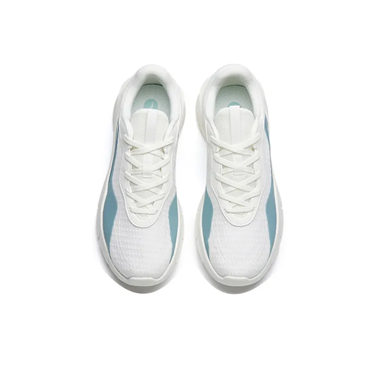 Anta Linghui Cushioned Anti-Slip Wear-Resistant Breathable Lightweight Low-Top Training Shoes Men's White Blue-3