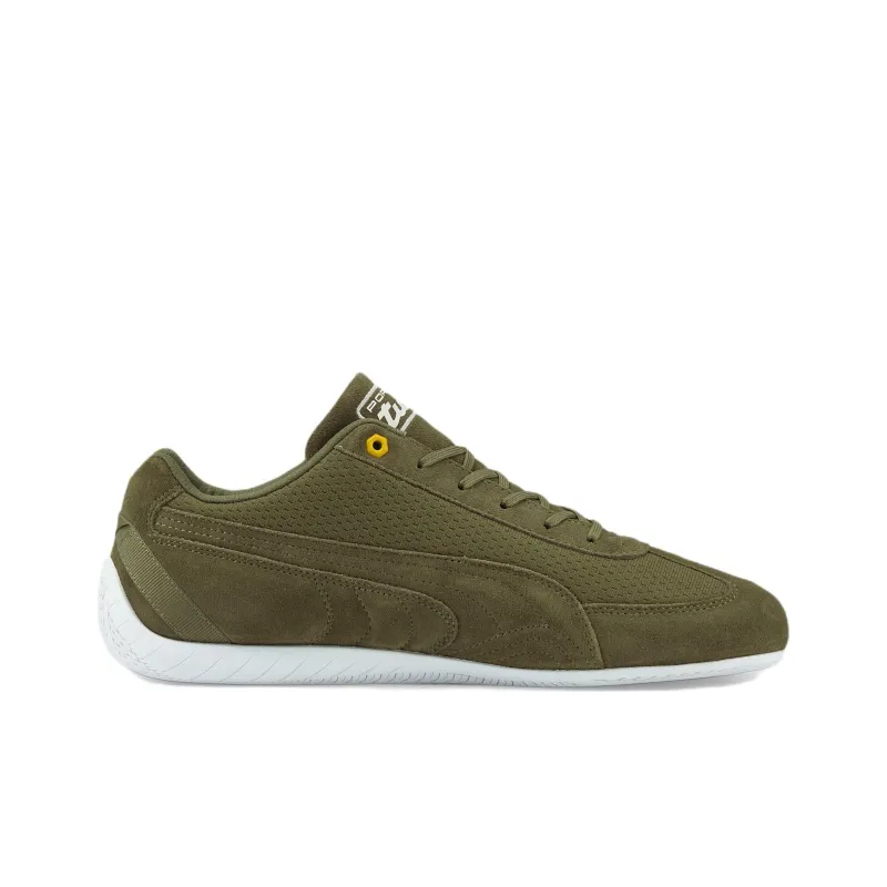 PUMA Porsche Legacy Speedcat Cushioned Anti-Slip And Wear-Resistant Lightweight Low-Top Training Shoes Men's Olive-1