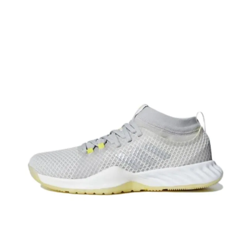 Adidas CrazyTrain Anti-Slip Wear-Resistant Mid-Top Training Shoes Women's Gray-0