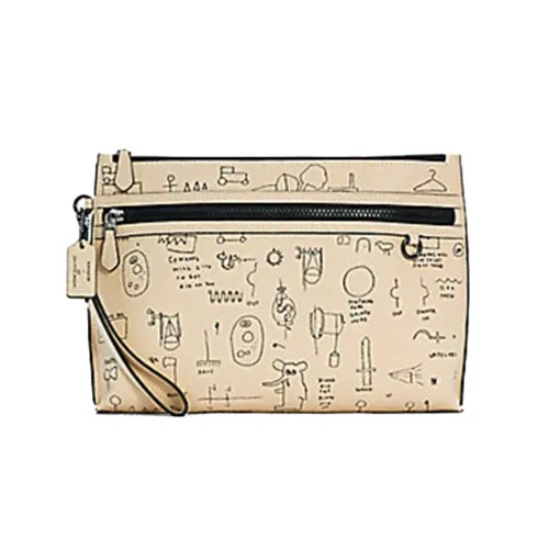 Jean-michel Basquiat X COACH Carryall Clutches