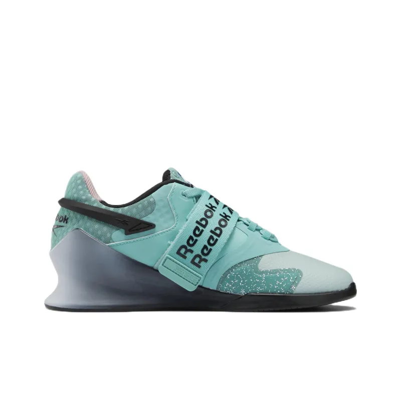 Reebok Legacy Lifter 2 Anti-Slip Wear-Resistant Low-Top Training Shoes Women's Blue Black-1