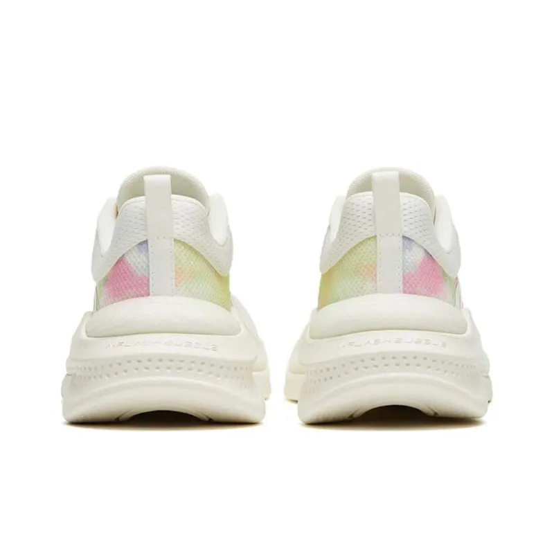 Anta Shenxing Anti Slip Wear Resistant Low Top Training Shoes Women's White Pink-2