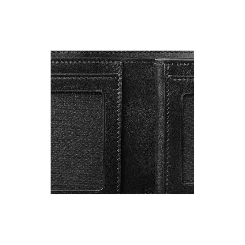 MONTBLANC Cow Leather Wallet Men's Black-3