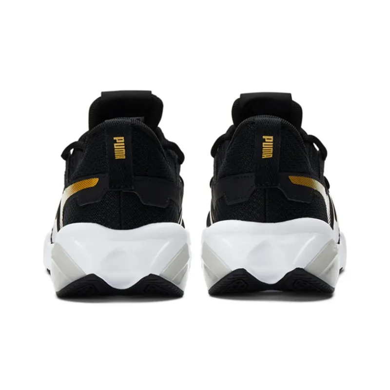 PUMA CELL Fraction Low-Top Training Shoes Women's Black Gold-3