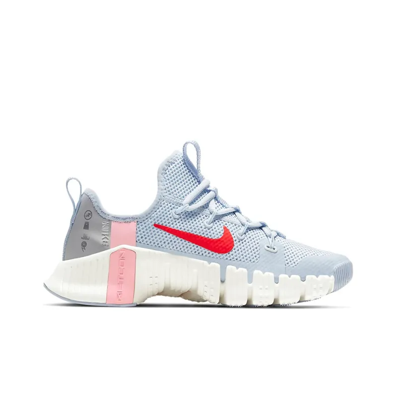 Nike Free Metcon Football Grey Bright Crimson Women's POIZON