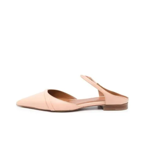 Malone Souliers Wrap-toe Slippers Women's Nude